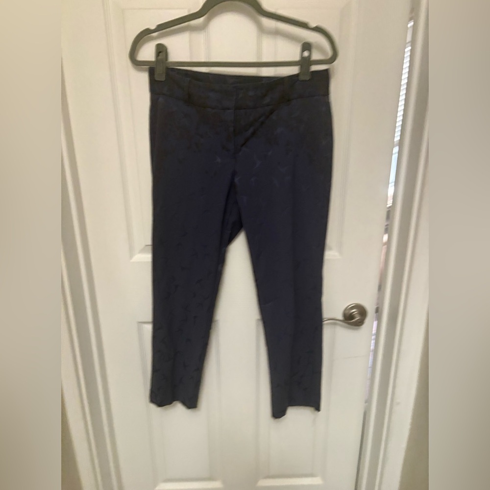 Stylish Blue Patterned Pants